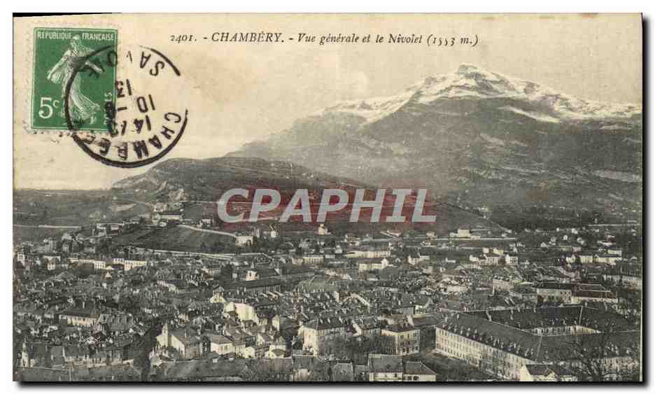 CPA Chambrey Vue generale et le Nivolet 