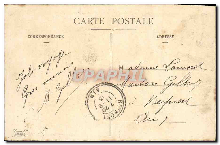 CPA Chambrey Vue generale et le Nivolet  — Rückseite