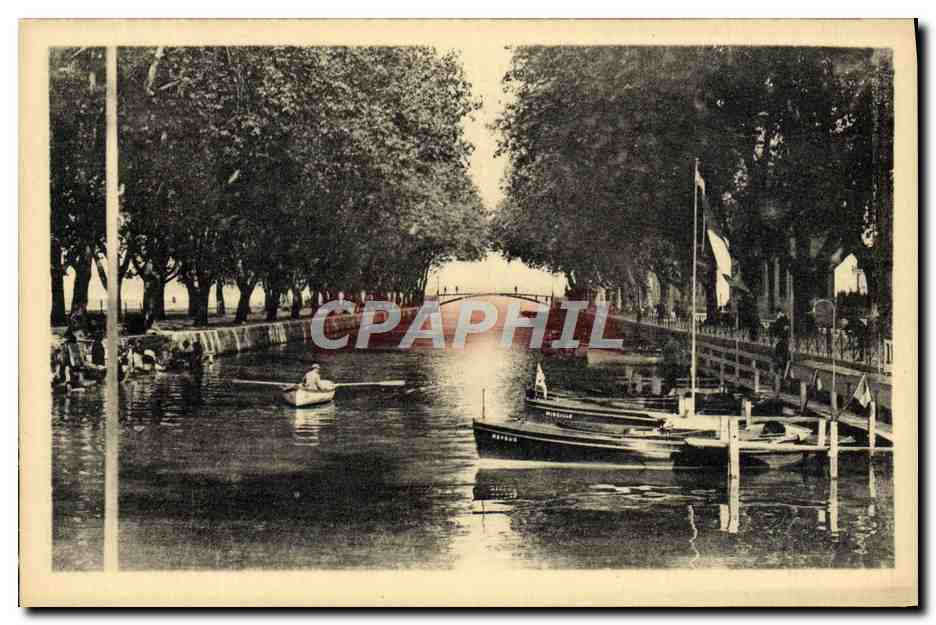 Annecy — Canal du Vassé — Lév & Neurdein Réunis, Parigi