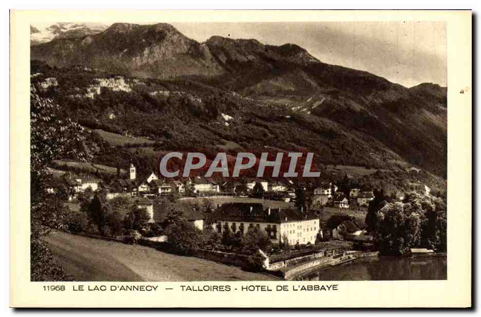 Le Lac d'Anneoy — Talloires — Hôtel de l'Abbaye — 11968