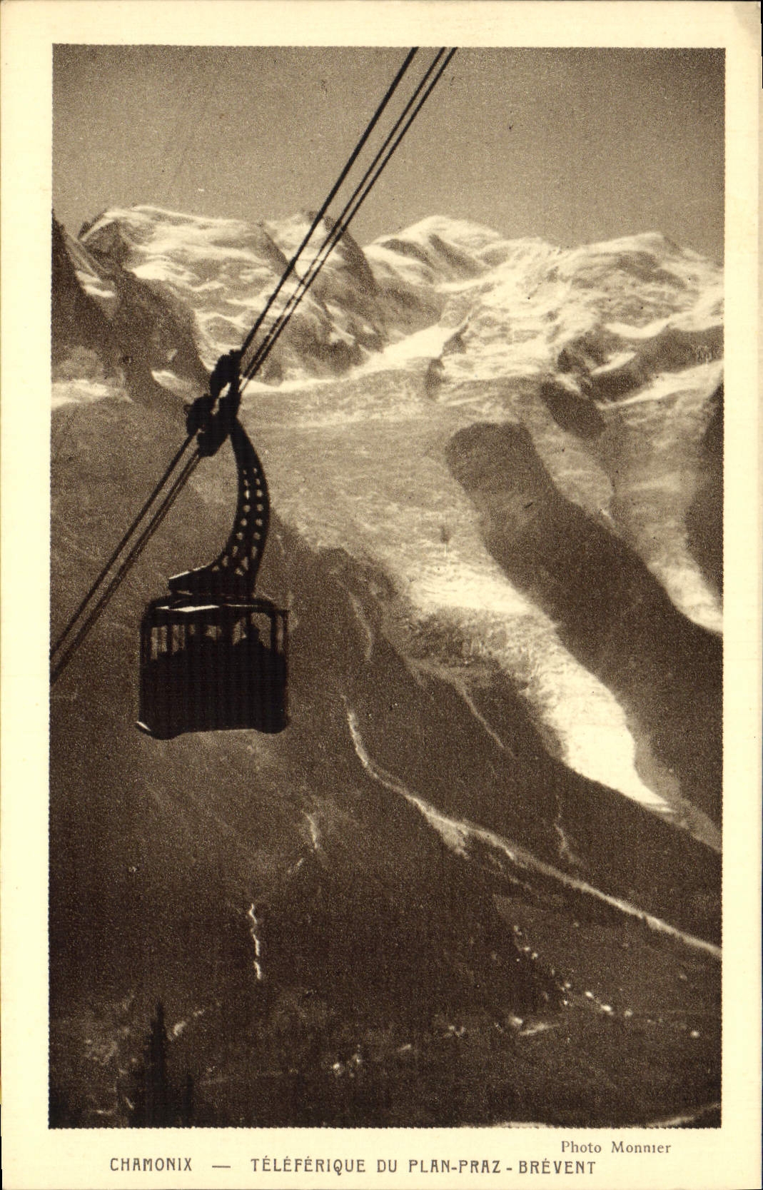 Chamonix — Téléphérique du Plan-Praz-Brévent — Photo Monnier