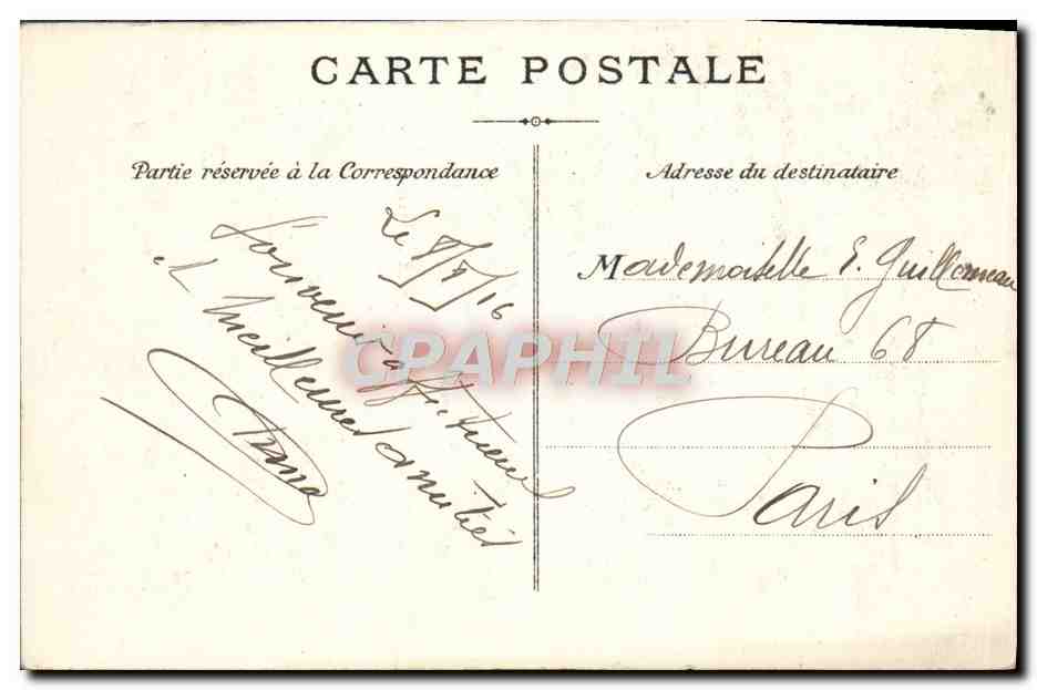 CPA Evian Les Bains Tableau de Besnard a la Buvette Cachat — Verso