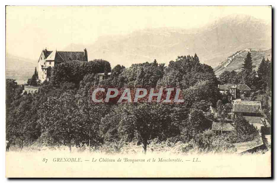 CPA Grenoble Le Chateau de Bouqueron et le Moucherotte