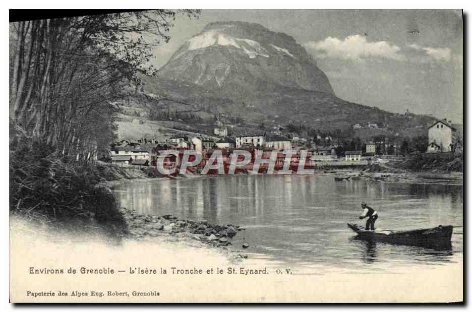 CPA Environs de Grenoble L'Isere la Tronche et le St Eynard