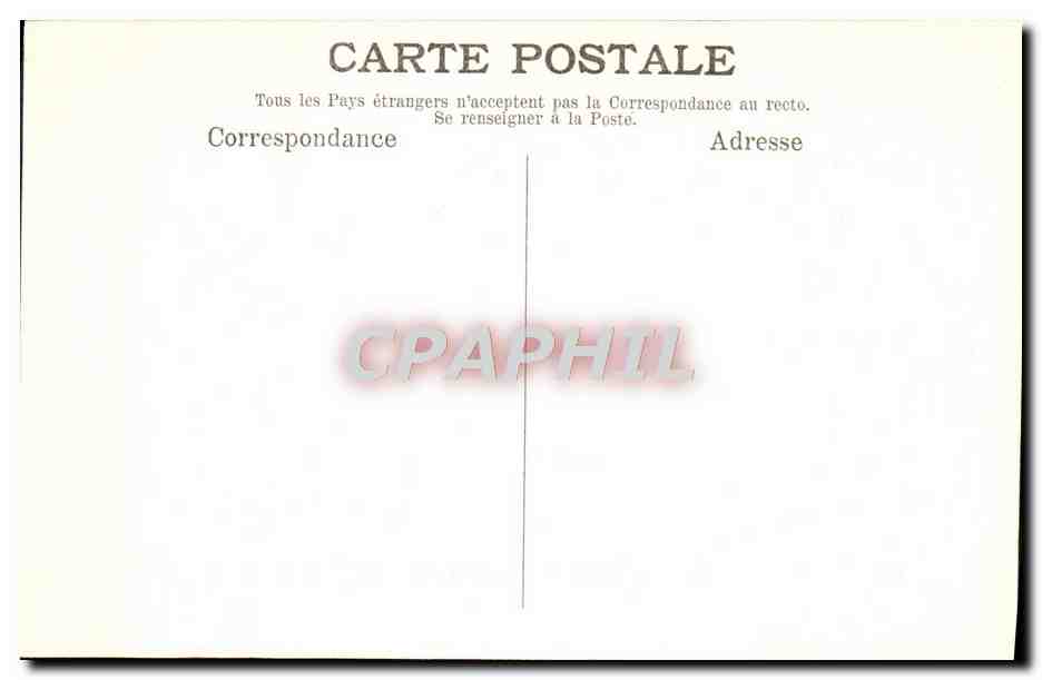 CPA Grenoble Le Pont de L'Hopital et la Chaine des Alpes — Verso