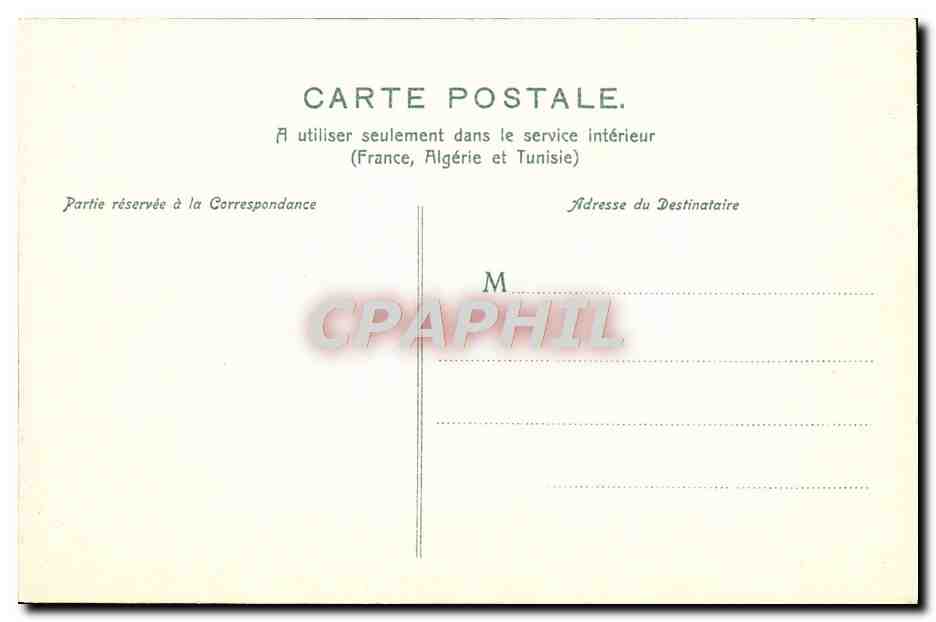 CPA Grenoble Le Jardin de Ville et les Forts — Verso