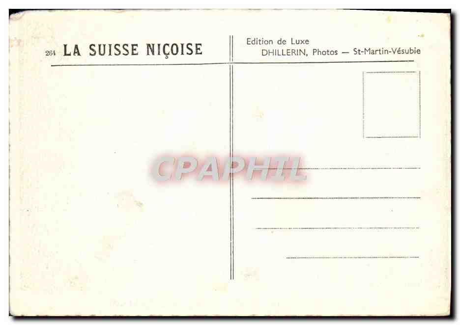 CPA Saint Martin Vesubie Vue generale  — Rückseite