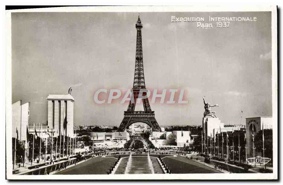 CPA Exposition Internationale Paris 1937 Tour Eiffel