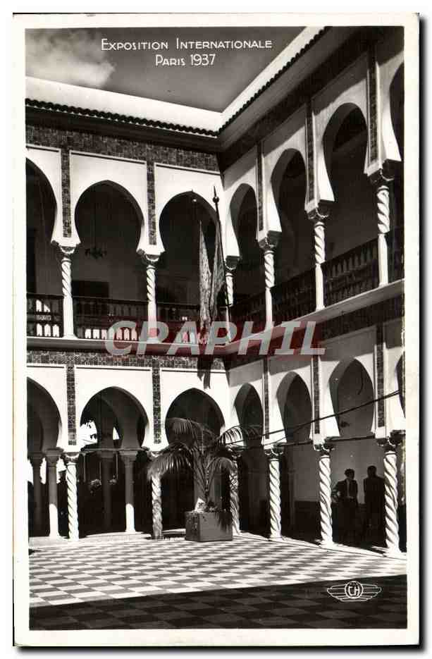 CPA Paris Exposition internationale 1937 Section Coloniale Algerie
