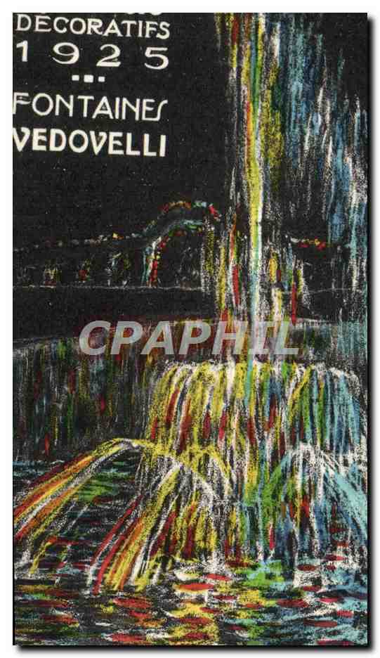 Fontaines décoratives — 1925 — Vedovelli