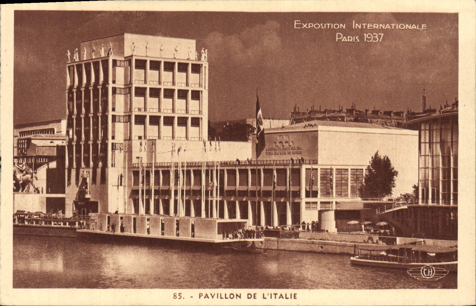 CPA Paris Expositoon Internationale 1937 Pavillon de l'Italie