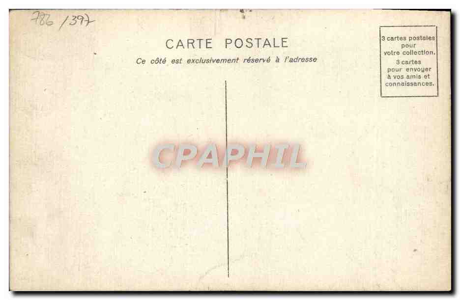 CPA Paris Place et Eglise de la Madeleine  — Rückseite