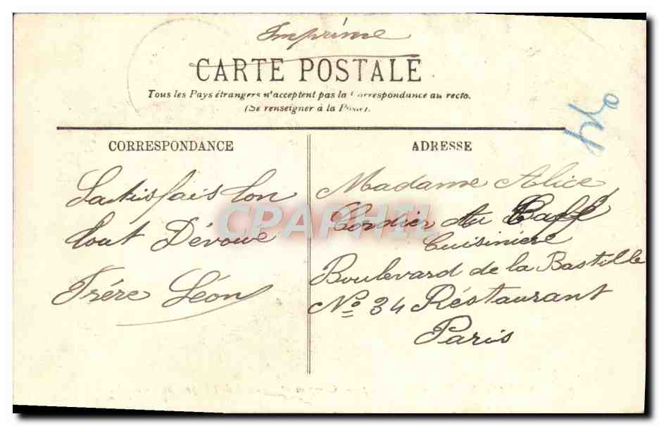 CPA Paris Exposition Coloniale 1907 Campement Touareg de l'exposition coloniale  — Rückseite