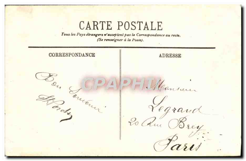 CPA Paris Exposition Coloniale 1907 Hutte et canaques des Loyalty Nouvelle Caledonie  — Rückseite