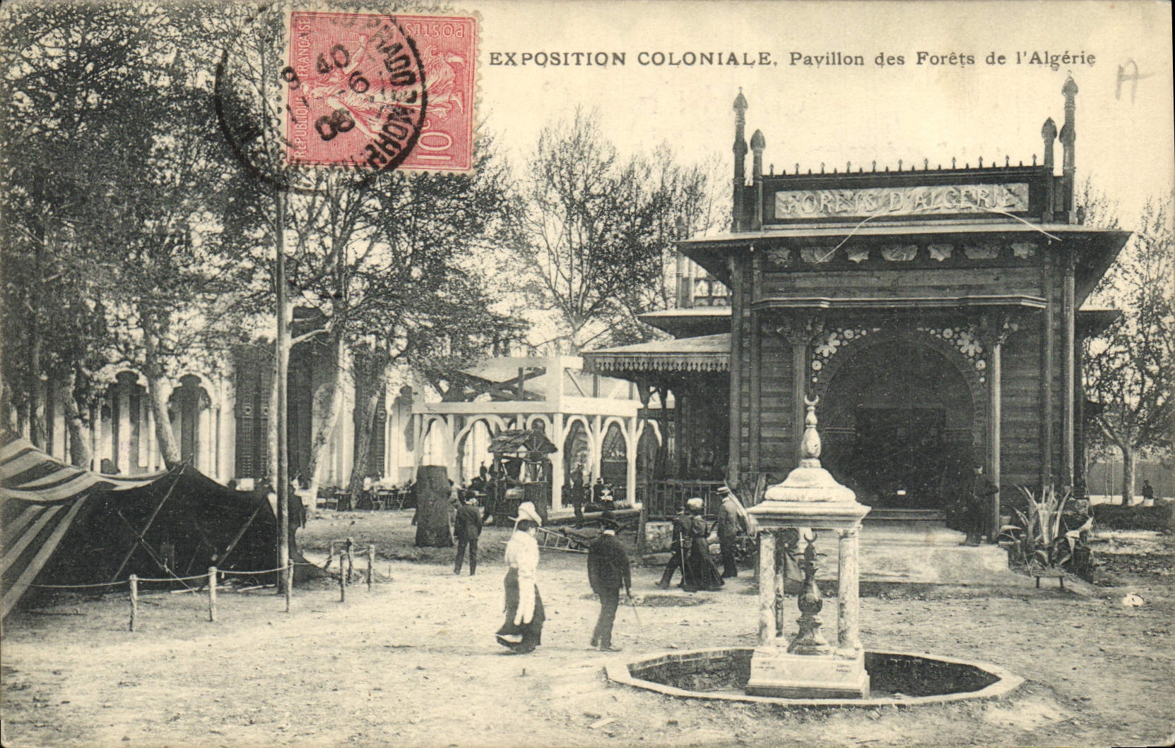 Exposition Coloniale, Pavillon des Forêts de l'Algérie — Paris, 1908