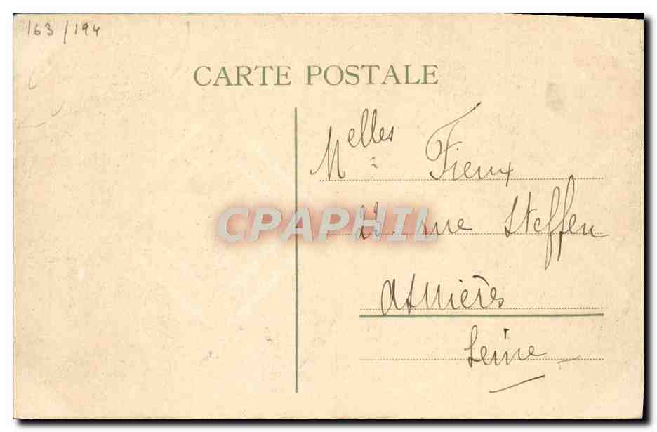 CPA Paris Jardin D'Acclimatation Caravane Indienne Elephant Elephants — Verso