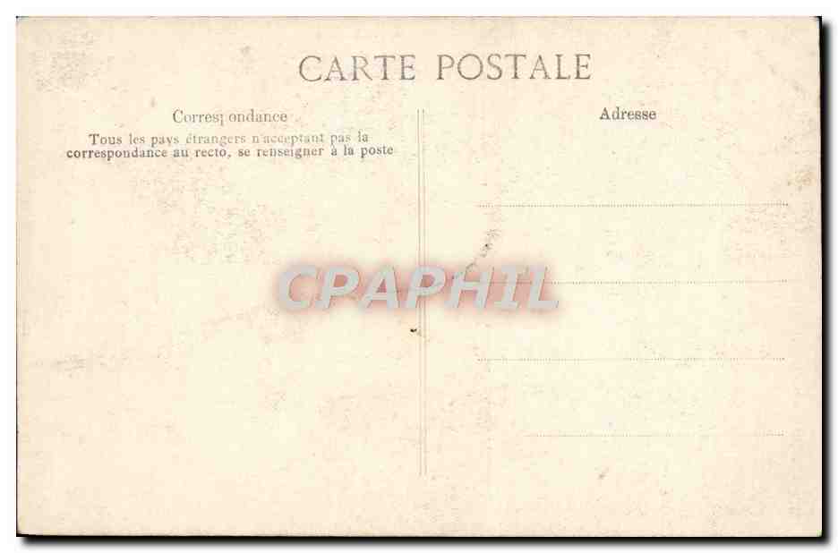CPA Paris Crue de la Seine Jardin des plantes L'ours blanc conte ses peines  — Rückseite