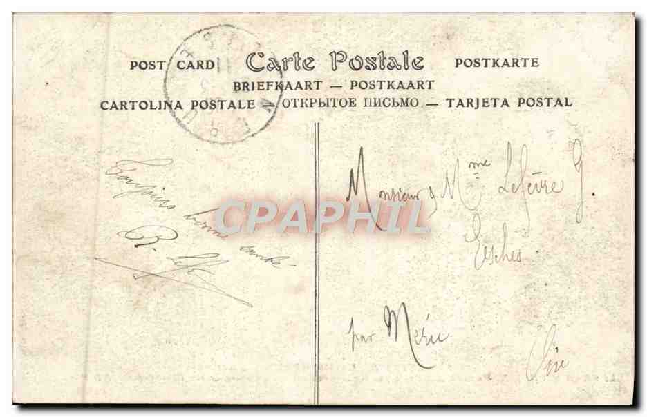 CPA Paris Les fetes de la Mi Careme 1911 le char Michelin a amuse tour Paris  — Rückseite