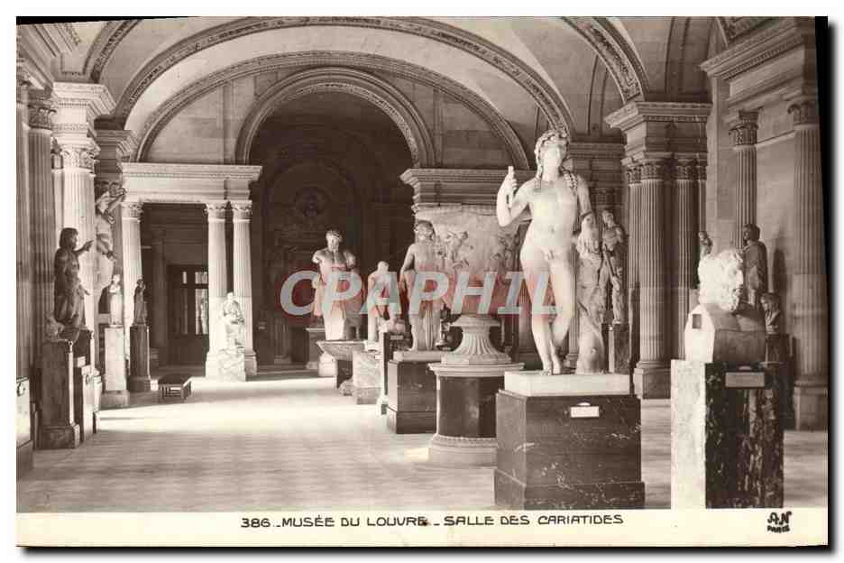 CPA Musee Du Louvre Salle Des Cariatides
