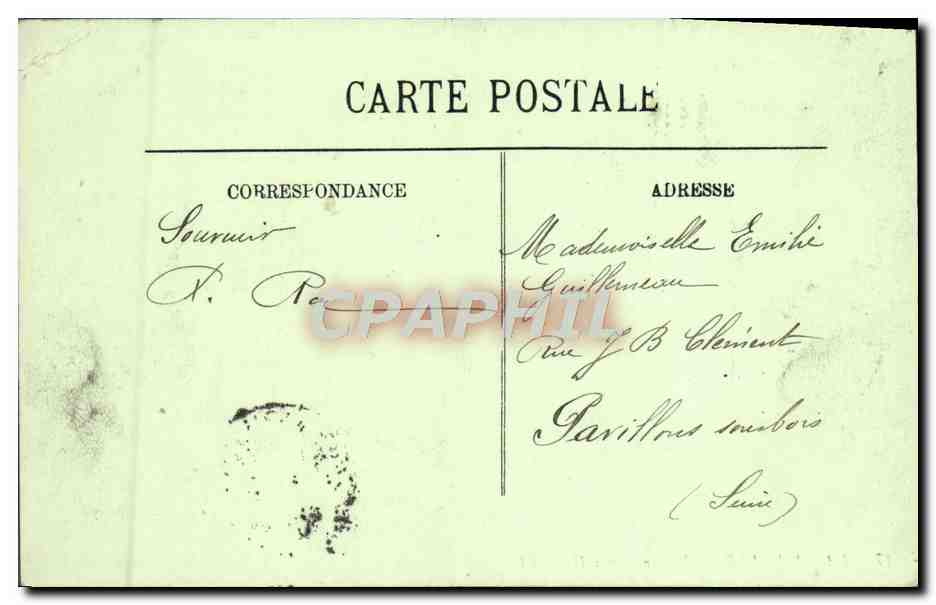 CPA La Rochelle Maison Henri II — Verso