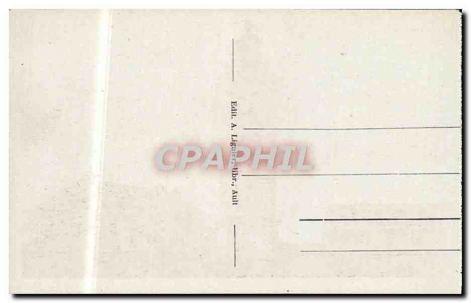 CPA Ault Vue Generale de la Falaise — Back