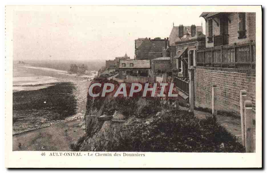CPA Ault Onival Le Chemin Des Douaniers Douane