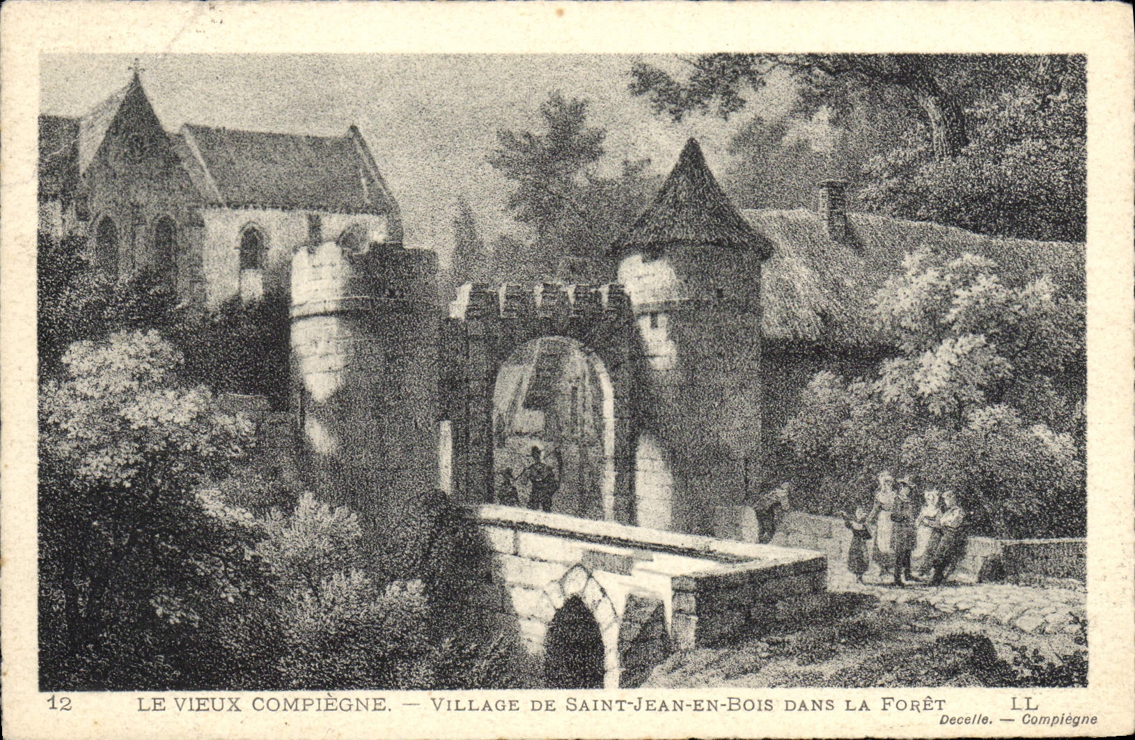 CPA Le Vieux Compiegne Village De Saint Jean en Bois La Foret