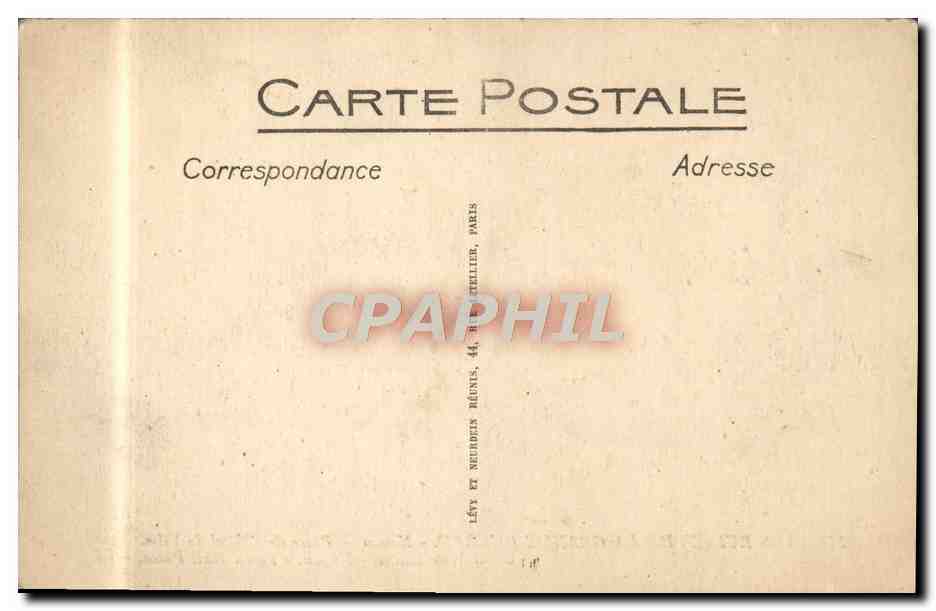CPA Ruines De La Grande Guerre Noyon Place De L'Hotel de Ville Militaria — Rückseite