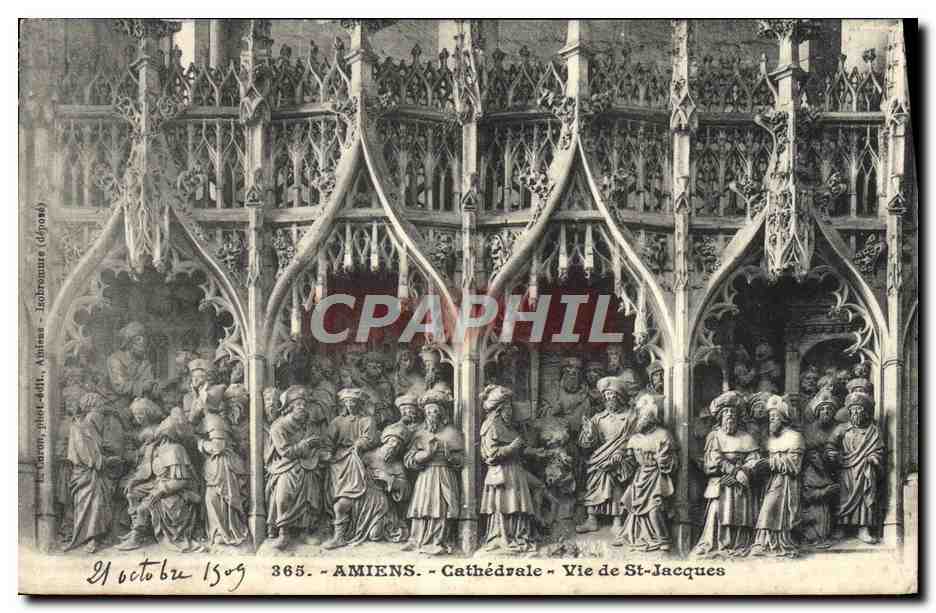 CPA Amiens Cathedrale Vie de St Jacques