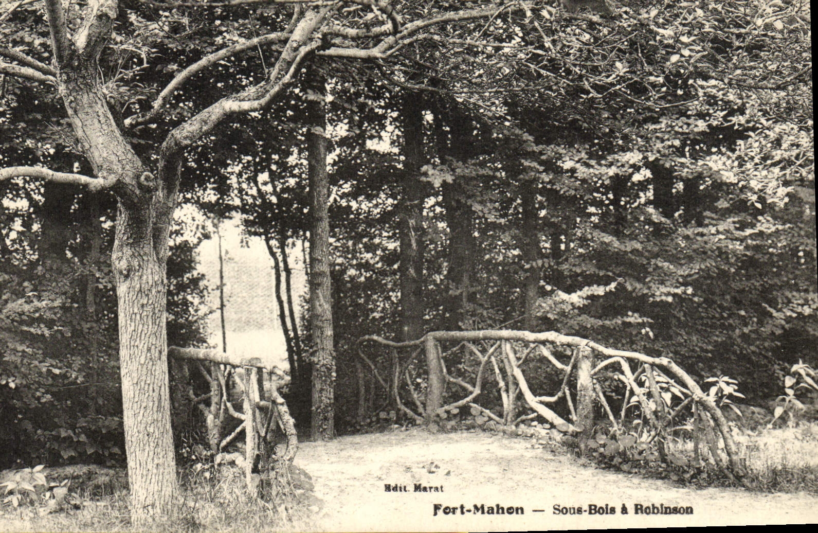 CPA Fort Mahon Sous Bois a Robinson