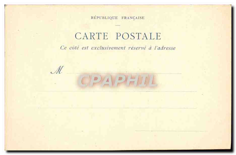 CPA Beauvais Porte du Palais de Justice — Verso