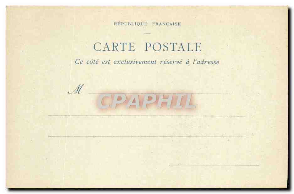 CPA Beauvais La Place de l'Hotel de Ville la Cathedrale — Rückseite
