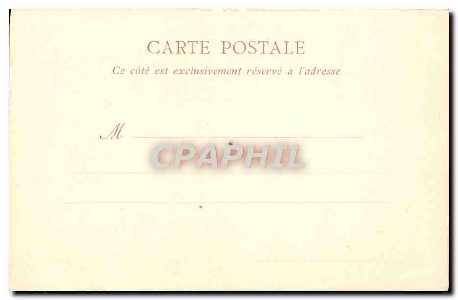 CPA Abbeville Monument de l'Amiral Courbet — Rückseite