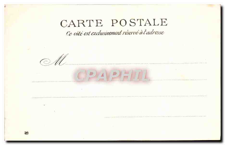 CPA Abbeville Eglise Saint Vuleran — Back