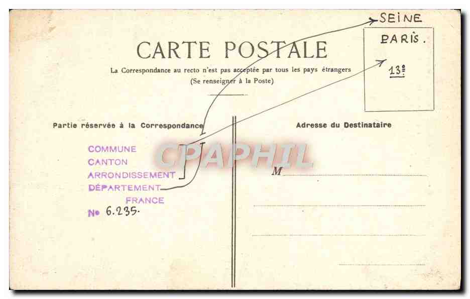 Fontaine rapportée d'Égypte par Lebass (1833) — 104, Avenue de Choisy — Verso