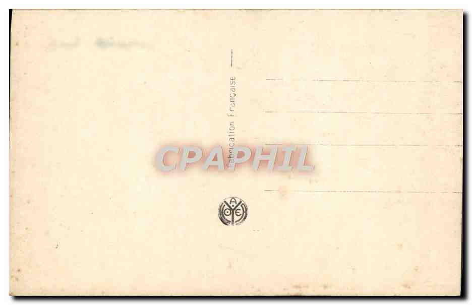 CPA Fantaisie Femme — Rückseite