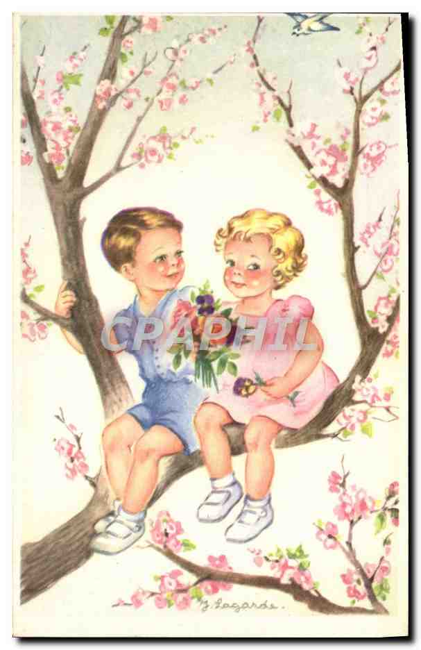 CPA Fantaisie Enfants