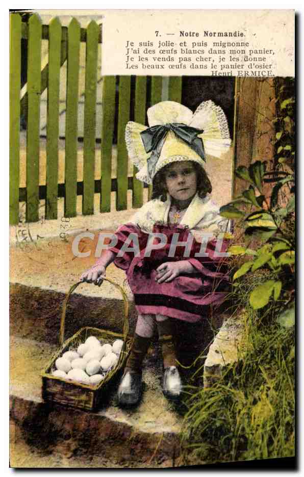 CPA Fantaisie Enfant Normandie Folklore 