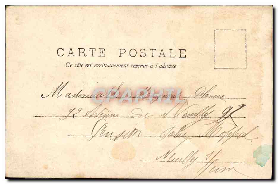 CPA Fantaisie Enfants a la peche  — Verso