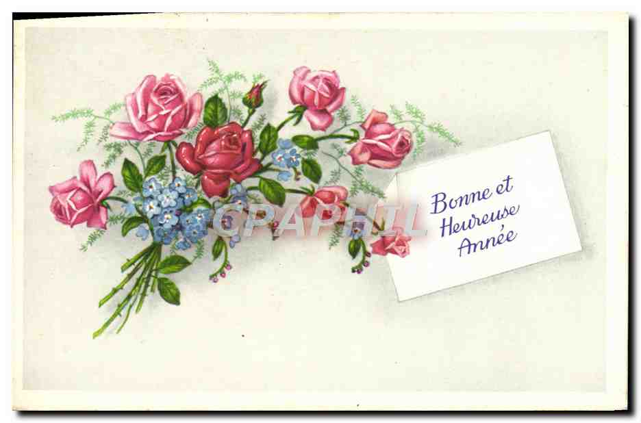 CPA Fantaisie Fleurs 