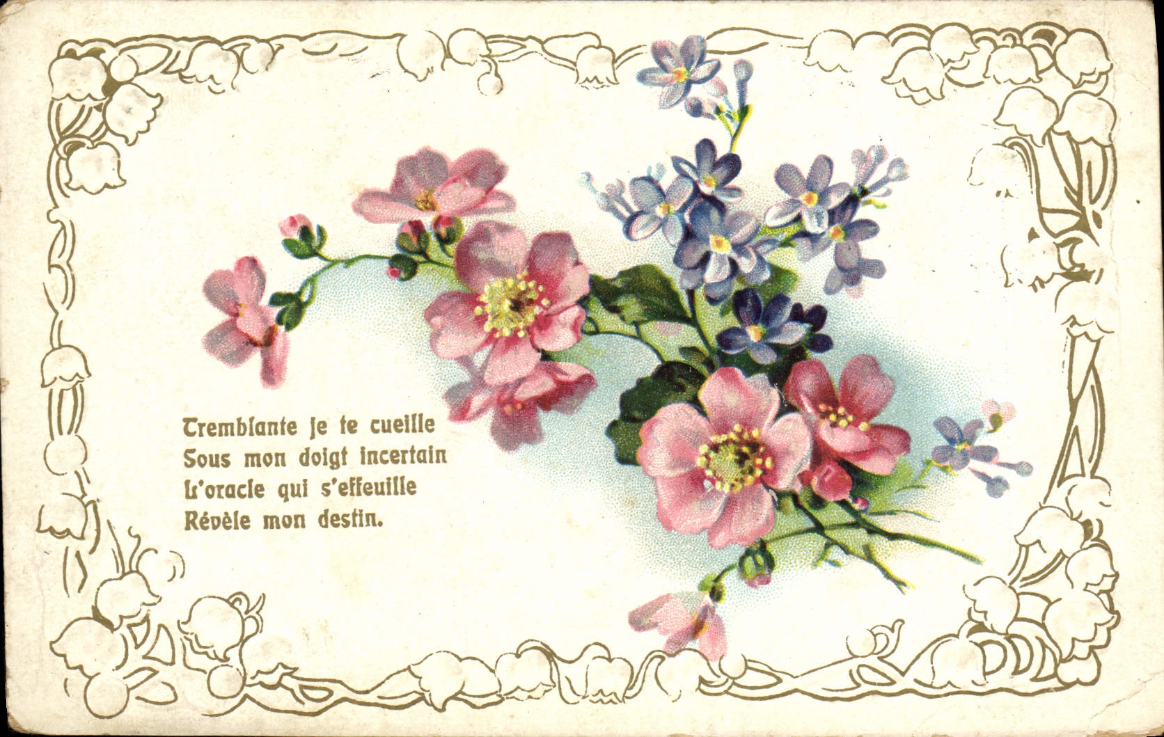 CPA Fantaisie Fleurs 