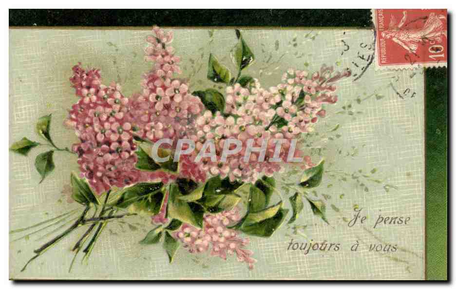 CPA Fantaisie Fleurs 