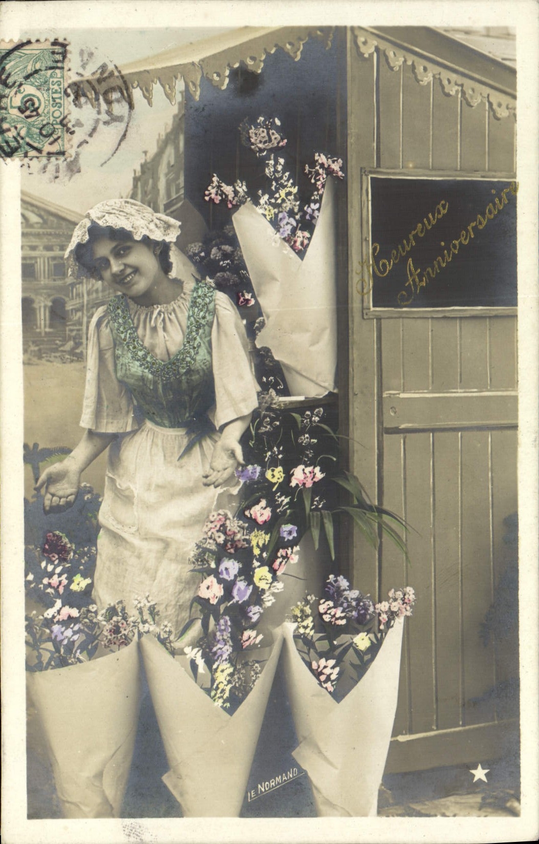 CPA Fantaisie Femme 