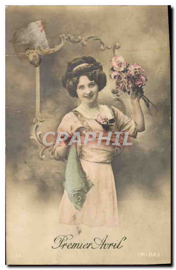 CPA Fantaisie Femme