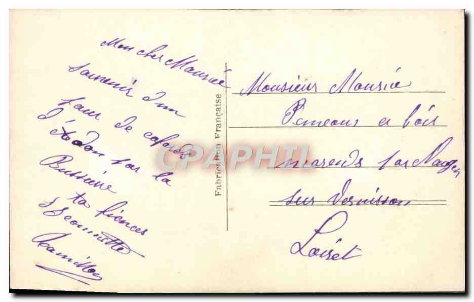 Jeune femme souriante — tenant des roses — éditée par DIX, Paris, n° 2230 — Rückseite
