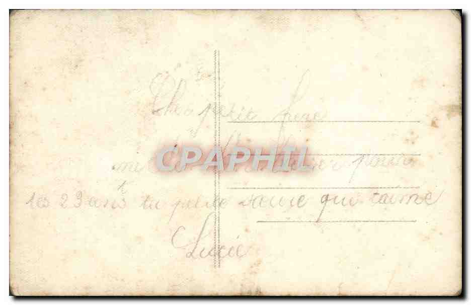 CPA Fantaisie Femme — Verso