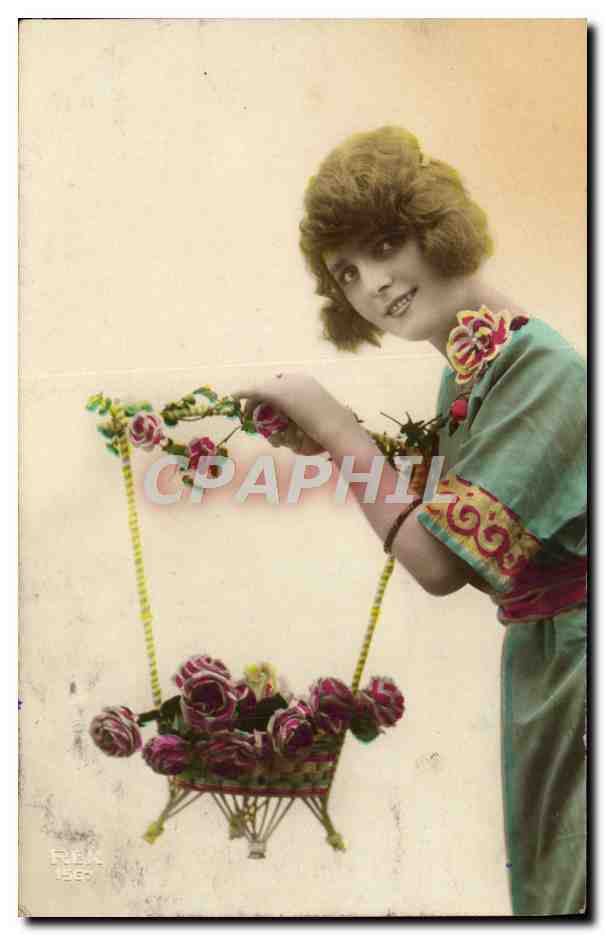 CPA Fantaisie Femme