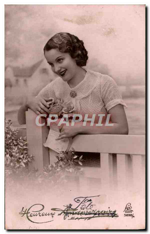 CPA Fantaisie Femme