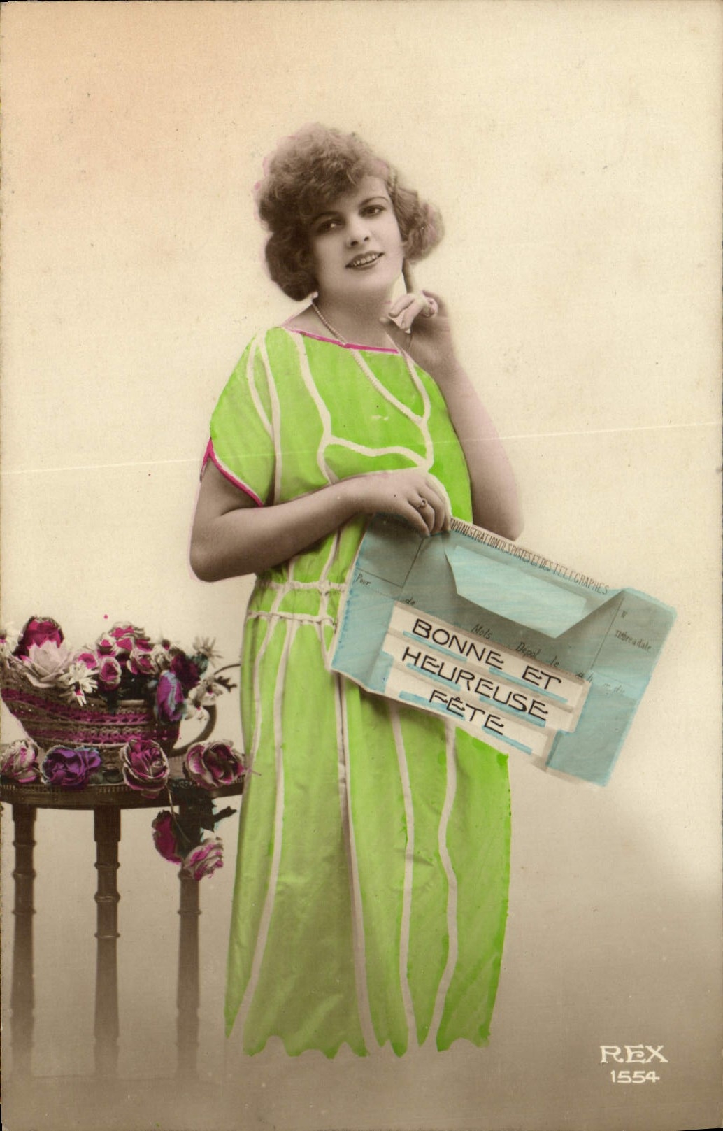 CPA Fantaisie Femme