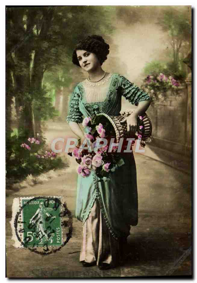 CPA Fantaisie Femme 